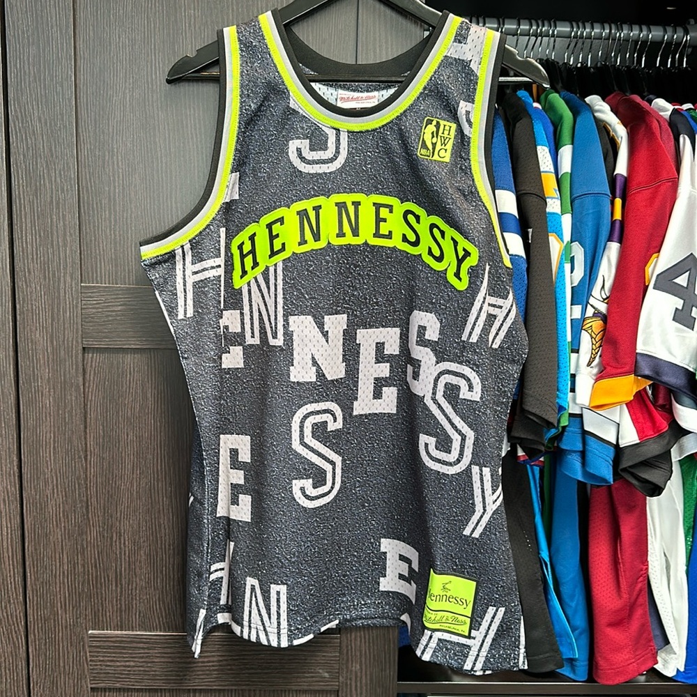 NBA x Hennessy Mitchell & Ness Hardwood Classics Neon Concrete Swingman Jersey